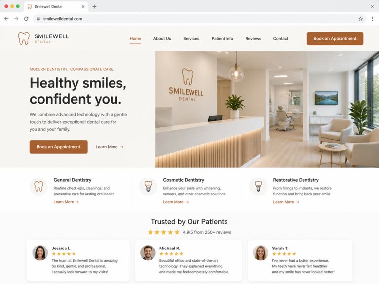 Smilewell Dental — What changed